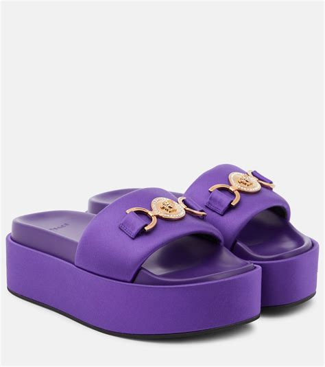 versace medusa slides nordstrom|Versace platform heels medusa.